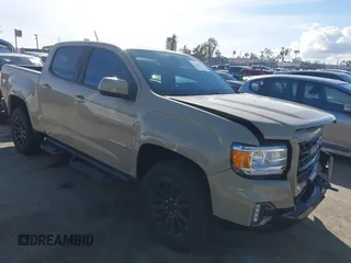2022 GMC Canyon 2WD Elevation with VIN 1GTG5CENXN1206787, listed as a IAAI auction lot 41536368 with 33,854 mi miles. Bid and sale history available at carsss.com. Image 1.