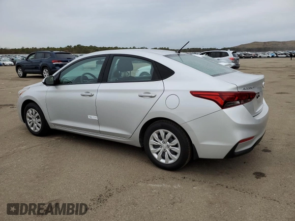 2022 Hyundai Accent SEL with VIN 3KPC24A61NE157357, listed as a Copart auction lot 72970402 with 9,604 mi miles. Bid and sale history available at carsss.com. Image 2.