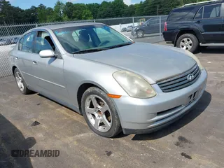 2003 Infiniti G35 w/Leather z VIN JNKCV51E63M022957, wystawiony jako IAAI lot #42457268 z przebiegiem 229 681 mil mil oraz . Historia ofert i sprzedaży dostępna na DreamBid. Obrazek 1.