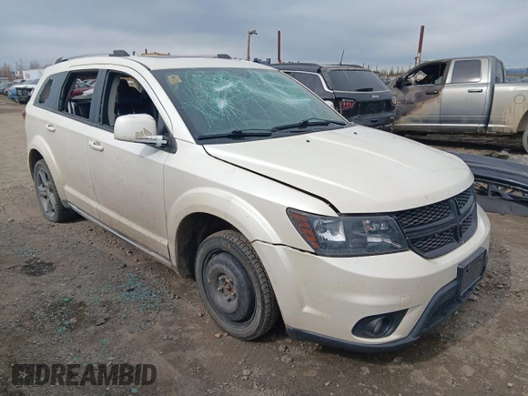 2015 Dodge Journey Crossroad with VIN 3C4PDDGG6FT601017, listed as a Copart auction lot 55485625 with 102,698 mi miles and Salvage title. Bid and sale history available at DreamBid. Image 4.