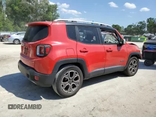 2016 Jeep Renegade Limited with VIN ZACCJADT9GPC84446, listed as a Copart auction lot 52885155 with 145,735 mi miles and Salvage Title. Bid and sale history available at DreamBid. Image 3.