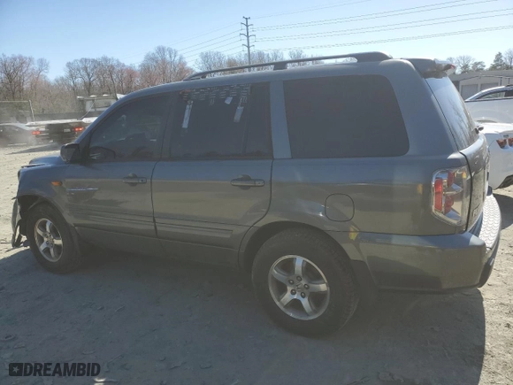 2007 Honda Pilot EX-L with VIN 5FNYF28697B022340, listed as a Copart auction lot 49336685 with 259,022 mi miles and Salvage Title. Bid and sale history available at carsss.com. Image 2.