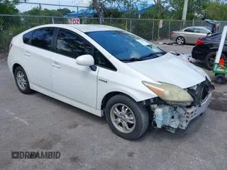 2011 Toyota Prius I with VIN JTDKN3DU9B0260439, listed as a IAAI auction lot 42134988 with 209,932 mi miles and . Bid and sale history available at DreamBid. Image 1.