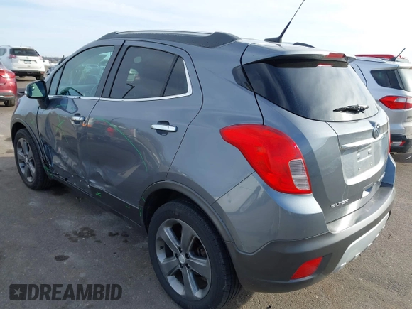 2014 Buick Encore with VIN KL4CJASB0EB727448, listed as a IAAI auction lot 41777697 with 128,812 mi miles. Bid and sale history available at carsss.com. Image 3.