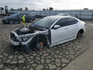 2019 Acura TLX w/A-Spec Pkg with VIN 19UUB3F64KA006102, listed as a Copart auction lot 86739734 with 0 mi miles and Salvage Title. Bid and sale history available at carsss.com. Image 1.