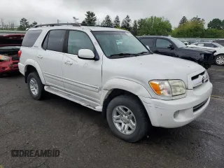 2005 Toyota Sequoia Limited with VIN 5TDBT48A35S241074, listed as a Copart auction lot 55754685 with 219,240 mi miles and Salvage Title. Bid and sale history available at DreamBid. Image 4.