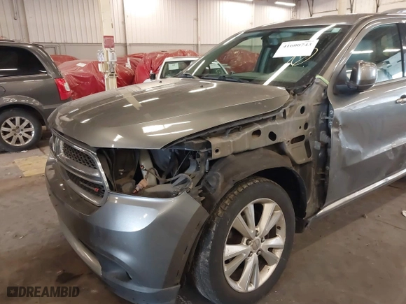 2013 Dodge Durango Crew with VIN 1C4RDJDG1DC601432, listed as a IAAI auction lot 41600743 with 133,275 mi miles. Bid and sale history available at carsss.com. Image 17.