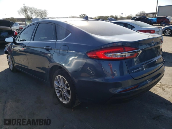 2019 Ford Fusion Hybrid SE with VIN 3FA6P0LU1KR101609, listed as a Copart auction lot 40055833 with 58,970 mi miles. Bid and sale history available at carsss.com. Image 2.