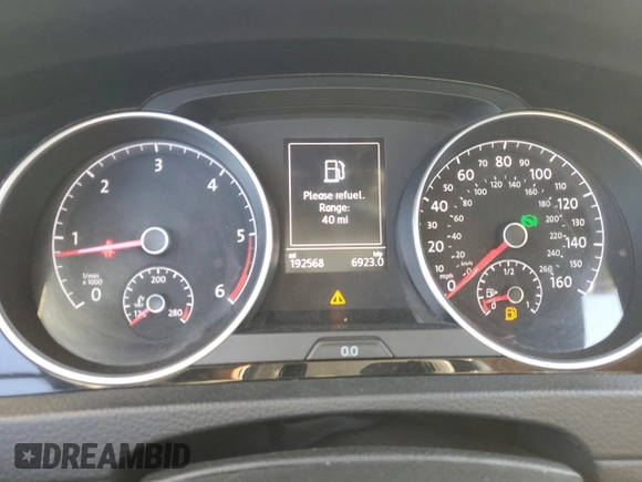 2015 Volkswagen Golf SportWagen TDI SEL with VIN 3VWCA7AU0FM506807, listed as a Copart auction lot 44345945 with 192,568 mi miles and Salvage Title. Bid and sale history available at carsss.com. Image 9.