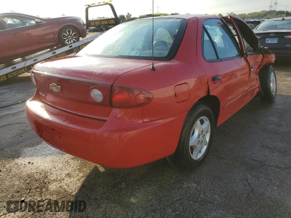 2005 Chevrolet Cavalier with VIN 1G1JC52F057180291, listed as a Copart auction lot 72525554 with 0 mi miles and Salvage Title. Bid and sale history available at carsss.com. Image 3.