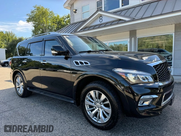 2017 Infiniti QX80 with VIN JN8AZ2NE7H9157627, listed as a Copart auction lot 70142234 with 111,206 mi miles and Clean Title. Bid and sale history available at carsss.com. Image 1.