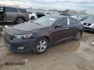 2014 Kia Optima LX with VIN 5XXGM4A7XEG283745, listed as a Copart auction lot 79700374 with 180,030 mi miles and Salvage Title. Bid and sale history available at carsss.com. Image 1.