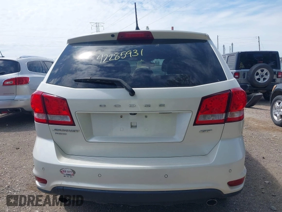 2017 Dodge Journey GT with VIN 3C4PDDEGXHT570487, listed as a IAAI auction lot 42285931 with 160,247 mi miles and . Bid and sale history available at DreamBid. Image 16.