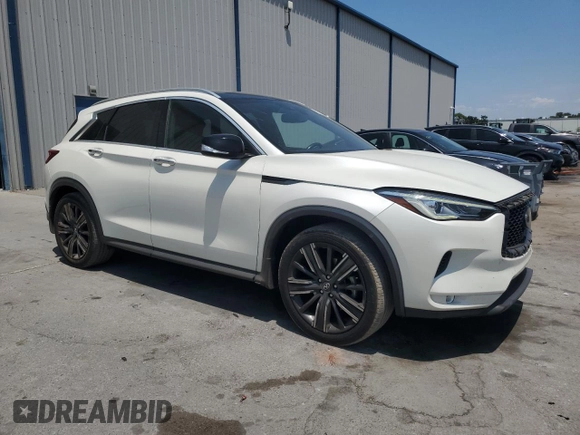 2021 Infiniti QX50 Luxe z VIN 3PCAJ5BA1MF120269, wystawiony jako Copart lot #58156515 z przebiegiem 65 464 mil mil oraz Szkoda całkowita • Salvage title. Historia ofert i sprzedaży dostępna na DreamBid. Obrazek 4.