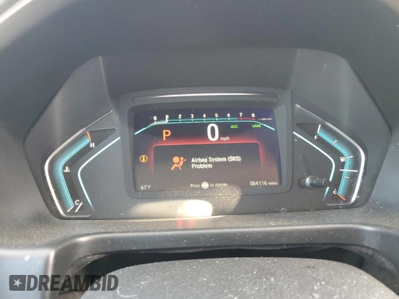 2018 Honda Odyssey EX-L with VIN 5FNRL6H71JB111811, listed as a Copart auction lot 49463315 with 84,116 mi miles and Salvage Title. Bid and sale history available at carsss.com. Image 9.
