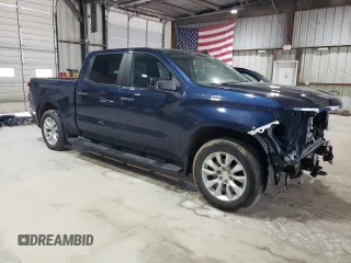 2020 Chevrolet Silverado 1500 Custom with VIN 3GCPWBEK1LG375611, listed as a Copart auction lot 54443785 with 116,591 mi miles and Salvage Title. Bid and sale history available at DreamBid. Image 4.