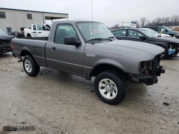 2008 Ford Ranger XL with VIN 1FTYR10U08PB13595, listed as a Copart auction lot 43436505 with 115,673 mi miles and Salvage Title. Bid and sale history available at carsss.com. Image 4.