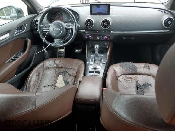 2015 Audi A3 1.8T Premium Plus with VIN WAU5CLFF8F1101636, listed as a Copart auction lot 56336754 with 125,709 mi miles and Salvage Title. Bid and sale history available at carsss.com. Image 8.