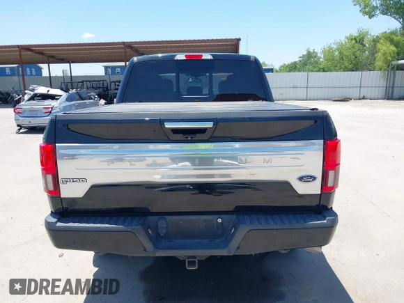 2018 Ford F-150 XL with VIN 1FTEW1E56JFC07621, listed as a IAAI auction lot 42341534 with 93,932 mi miles and . Bid and sale history available at DreamBid. Image 15.