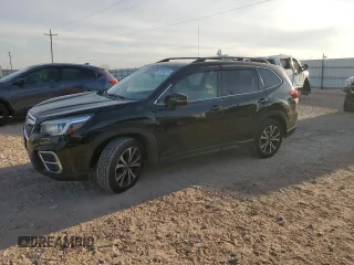 2019 Subaru Forester Limited with VIN JF2SKAUC2KH432494, listed as a Copart auction lot 46244015 with 112,161 mi miles and Salvage Title. Bid and sale history available at carsss.com. Image 1.