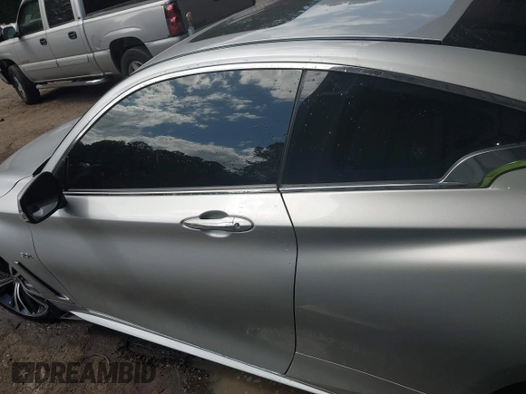 2019 Infiniti Q60 Luxe with VIN JN1EV7EL7KM290268, listed as a IAAI auction lot 42331261 with 95,402 mi miles and . Bid and sale history available at DreamBid. Image 14.