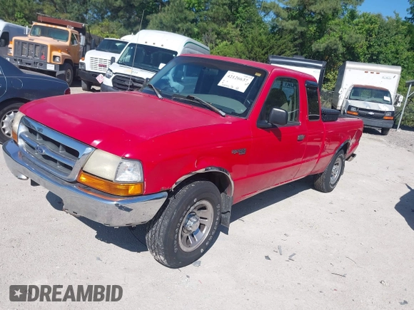 1999 Ford Ranger XL with VIN 1FTYR14V3XTA79077, listed as a IAAI auction lot 42126637 with 220,432 mi miles and . Bid and sale history available at DreamBid. Image 2.