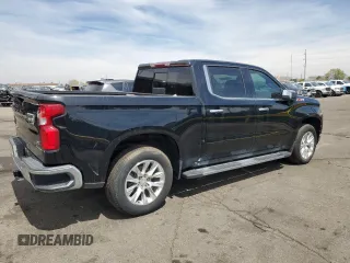 2019 Chevrolet Silverado 1500 LTZ with VIN 3GCUYGED7KG190585, listed as a Copart auction lot 54433485 with 49,041 mi miles and Salvage Title. Bid and sale history available at DreamBid. Image 3.