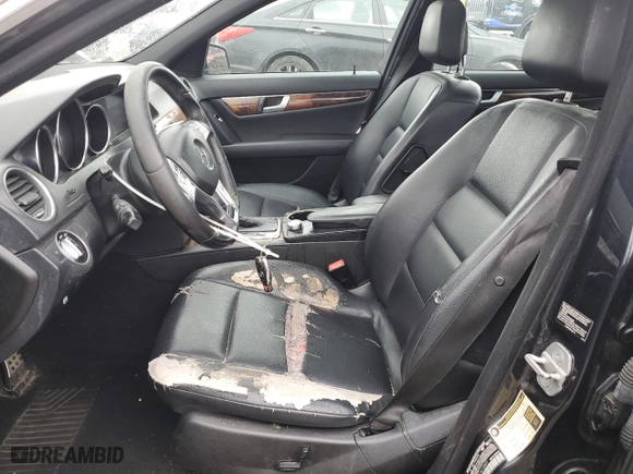 2012 Mercedes-Benz C-Class C 250 Sport with VIN WDDGF4HB1CA615901, listed as a Copart auction lot 45656425 with 151,150 mi miles and Salvage Title. Bid and sale history available at carsss.com. Image 7.