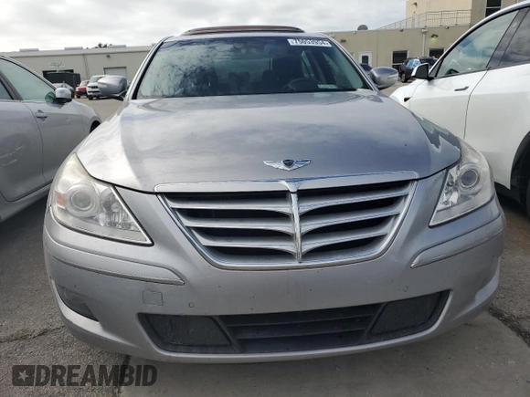 2011 Hyundai Genesis with VIN KMHGC4DF5BU127037, listed as a Copart auction lot 75053954 with Not Provided miles and Non Repairable. Bid and sale history available at carsss.com. Image 5.