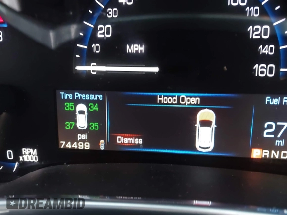 2016 Cadillac SRX Luxury Collection with VIN 3GYFNBE38GS532443, listed as a IAAI auction lot 41151179 with 74,499 mi miles. Bid and sale history available at carsss.com. Image 7.