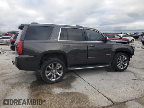 2016 Chevrolet Tahoe LTZ with VIN 1GNSCCKC4GR189046, listed as a Copart auction lot 55443015 with Not provided miles and Salvage title. Bid and sale history available at DreamBid. Image 3.