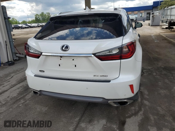 2016 Lexus RX 350 with VIN JTJBZMCA8G2003217, listed as a Copart auction lot 56563635 with 113,581 mi miles and Salvage title. Bid and sale history available at DreamBid. Image 6.