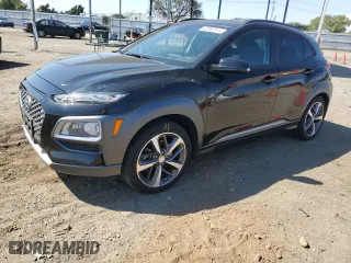 2018 Hyundai Kona Ultimate with VIN KM8K53A50JU172394, listed as a Copart auction lot 62982974 with 50,618 mi miles and Salvage Title. Bid and sale history available at carsss.com. Image 1.