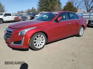 2014 Cadillac CTS Luxury RWD with VIN 1G6AR5S31E0126988, listed as a Copart auction lot 48572205 with 60,853 mi miles and Salvage Title. Bid and sale history available at carsss.com. Image 1.