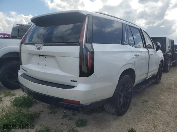 2021 Cadillac Escalade Sport Platinum with VIN 1GYS4GKL3MR421705, listed as a Copart auction lot 78834224 with 0 mi miles and Non Repairable. Bid and sale history available at carsss.com. Image 3.