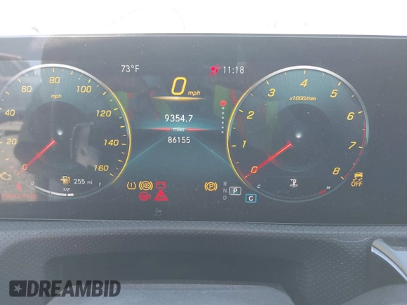 2021 Mercedes-Benz A 220 with VIN W1K3G4EB5MJ271412, listed as a IAAI auction lot 41862593 with 86,155 mi miles and . Bid and sale history available at DreamBid. Image 7.
