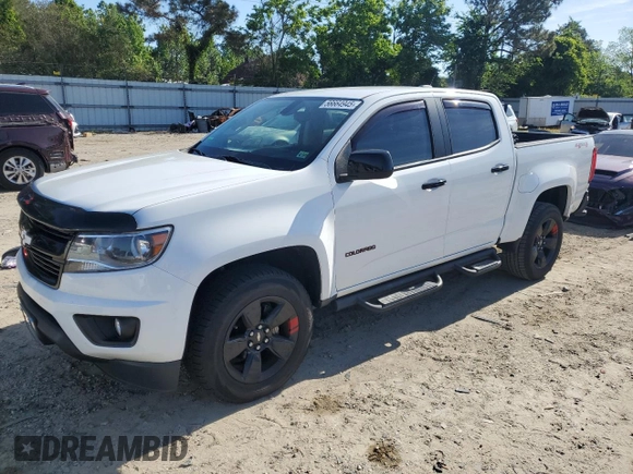 2020 Chevrolet Colorado 4WD LT with VIN 1GCGTCEN4L1109359, listed as a Copart auction lot 56664945 with 71,560 mi miles and Salvage title. Bid and sale history available at DreamBid. Image 1.