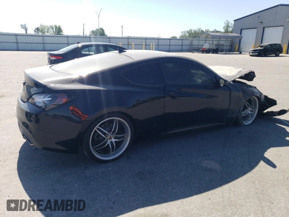 2011 Hyundai Genesis Coupe with VIN KMHHT6KD7BU056022, listed as a Copart auction lot 53158125 with Not provided miles and Salvage title. Bid and sale history available at DreamBid. Image 3.