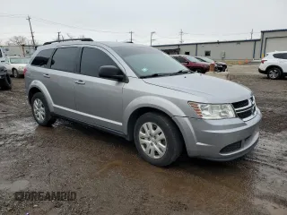 2018 Dodge Journey SE with VIN 3C4PDCAB0JT496779, listed as a Copart auction lot 46481655 with 58,045 mi miles and Salvage Title. Bid and sale history available at carsss.com. Image 4.