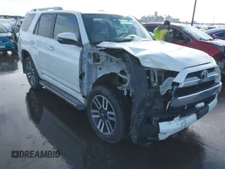 2016 Toyota 4Runner Limited with VIN JTEBU5JR7G5323381, listed as a IAAI auction lot 41746815 with 137,115 mi miles and . Bid and sale history available at DreamBid. Image 1.