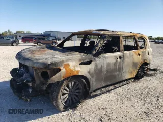 2019 Nissan Armada Platinum with VIN JN8AY2NF1K9351413, listed as a Copart auction lot 77696014 with 0 mi miles and Non Repairable. Bid and sale history available at carsss.com. Image 1.