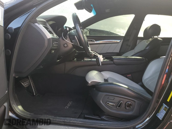 2018 Genesis G80 Sport z VIN KMHGN4JB3JU243749, wystawiony jako Copart lot #49339915 z przebiegiem 80 735 mil mil oraz Szkoda całkowita • Salvage title. Historia ofert i sprzedaży dostępna na DreamBid. Obrazek 7.