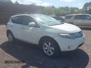 2010 Nissan Murano S with VIN JN8AZ1MU9AW004001, listed as a IAAI auction lot 41949194 with 281,758 mi miles. Bid and sale history available at carsss.com. Image 1.