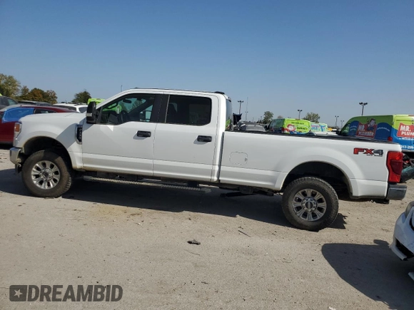 2021 Ford F-350 XL with VIN 1FT8W3B6XMEE13167, listed as a Copart auction lot 75465194 with 103,368 mi miles and Salvage Title. Bid and sale history available at DreamBid. Image 2.