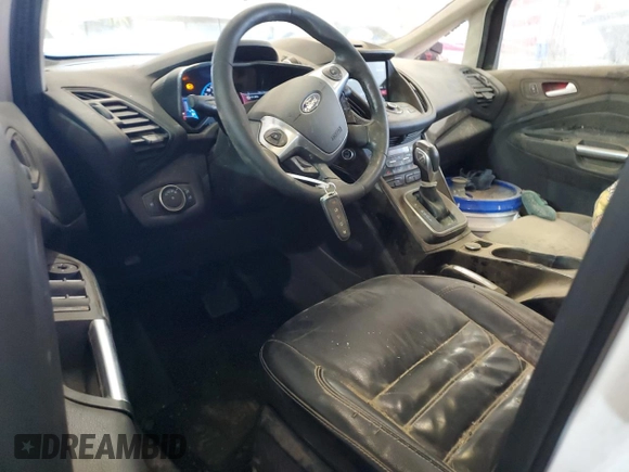 2017 Ford C-Max Energi Titanium with VIN 1FADP5FU5HL107422, listed as a Copart auction lot 66860454 with 140,300 mi miles and Salvage Title. Bid and sale history available at carsss.com. Image 8.