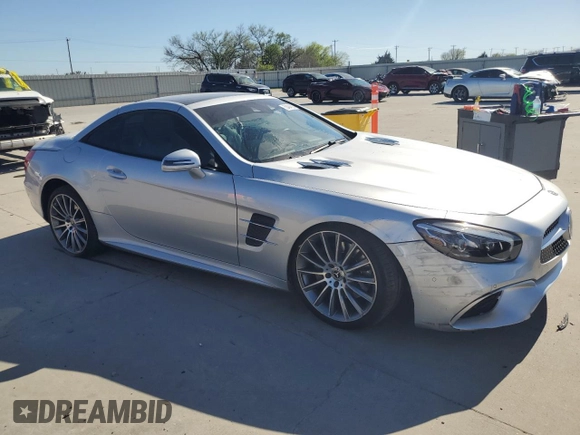 2019 Mercedes-Benz SL 450 z VIN WDDJK6GA1KF055546, wystawiony jako Copart lot #54183035 z przebiegiem 23 765 mil mil oraz Szkoda całkowita • Salvage title. Historia ofert i sprzedaży dostępna na DreamBid. Obrazek 4.