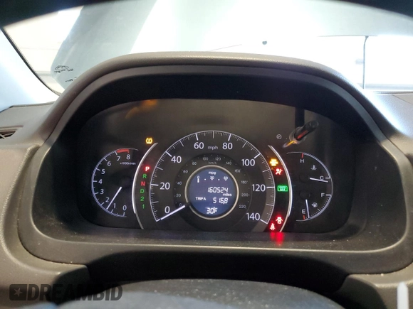 2013 Honda CR-V EX with VIN 5J6RM4H5XDL025814, listed as a Copart auction lot 88780535 with 160,524 mi miles and Clean Title. Bid and sale history available at carsss.com. Image 9.