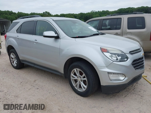2016 Chevrolet Equinox LT z VIN 2GNALCEK9G1168510, wystawiony jako IAAI lot #42445901 z przebiegiem 165 031 mil mil oraz . Historia ofert i sprzedaży dostępna na DreamBid. Obrazek 1.