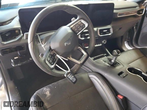2024 Ford Mustang GT with VIN 1FA6P8CFXR5435098, listed as a Copart auction lot 55270825 with Not Provided miles and Salvage Title. Bid and sale history available at DreamBid. Image 8.