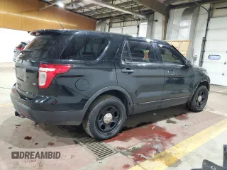 2014 Ford Utility Police Interceptor with VIN 1FM5K8AR5EGB80310, listed as a Copart auction lot 83644004 with 96,912 mi miles and Salvage Title. Bid and sale history available at carsss.com. Image 3.